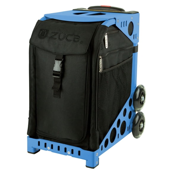 Zuca 18" Sport Bag - Stealth with 2 Small Utility Pouch (Blue Frame)