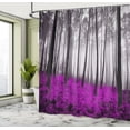 thumbnail image 5 of Ambesonne Shower Curtain, , 69"Wx75"L, Fuchsia Black, 5 of 5