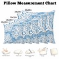 thumbnail image 5 of Throw Pillow Covers, Blue Coral Coastal 16x16 Pillow Covers for Couch/Sofa/Bed, Summer Nautical Ocean Beach Decorative Square Linen Cushion Pillowcase for Home Decor, 5 of 9