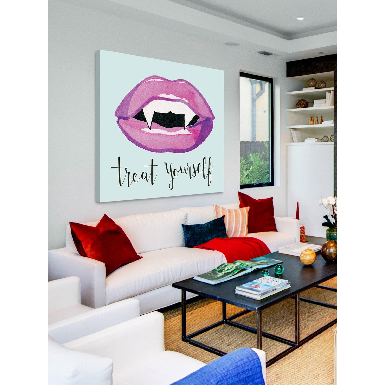 Marmont Hill "Fangs" by Molly Rosner Painting Print on Wrapped Canvas