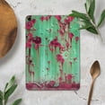 thumbnail image 4 of DesignSkinz Trendy Green with Pink Rust Full-Body Skin Decal Wrap Cover for iPad Pro 12.9” 5th/6th Gen (A2641/A2378), 4 of 4