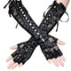 thumbnail image 3 of Guantes largos de medio dedo ANGGREK 1 par de encaje para fiesta, 3 of 8