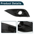 thumbnail image 4 of Cubierta de rejilla de luz antiniebla Unique Bargains para Honda CRV 2012-2014 No.71108T0TH00 Frontal Izquierdo Inserciones de luz antiniebla del parachoques inferior negro 1 Pc, 4 of 6
