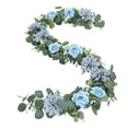 thumbnail image 2 of Artificial Floral Rattan Garland,Wedding Event Layout Decor,Indoor Outdoor Hanging Ornament,Flexible Shape Design Craft,Maintenance Free Long Lasting Decor,Home Office Multi Scene Decor, 2 of 9