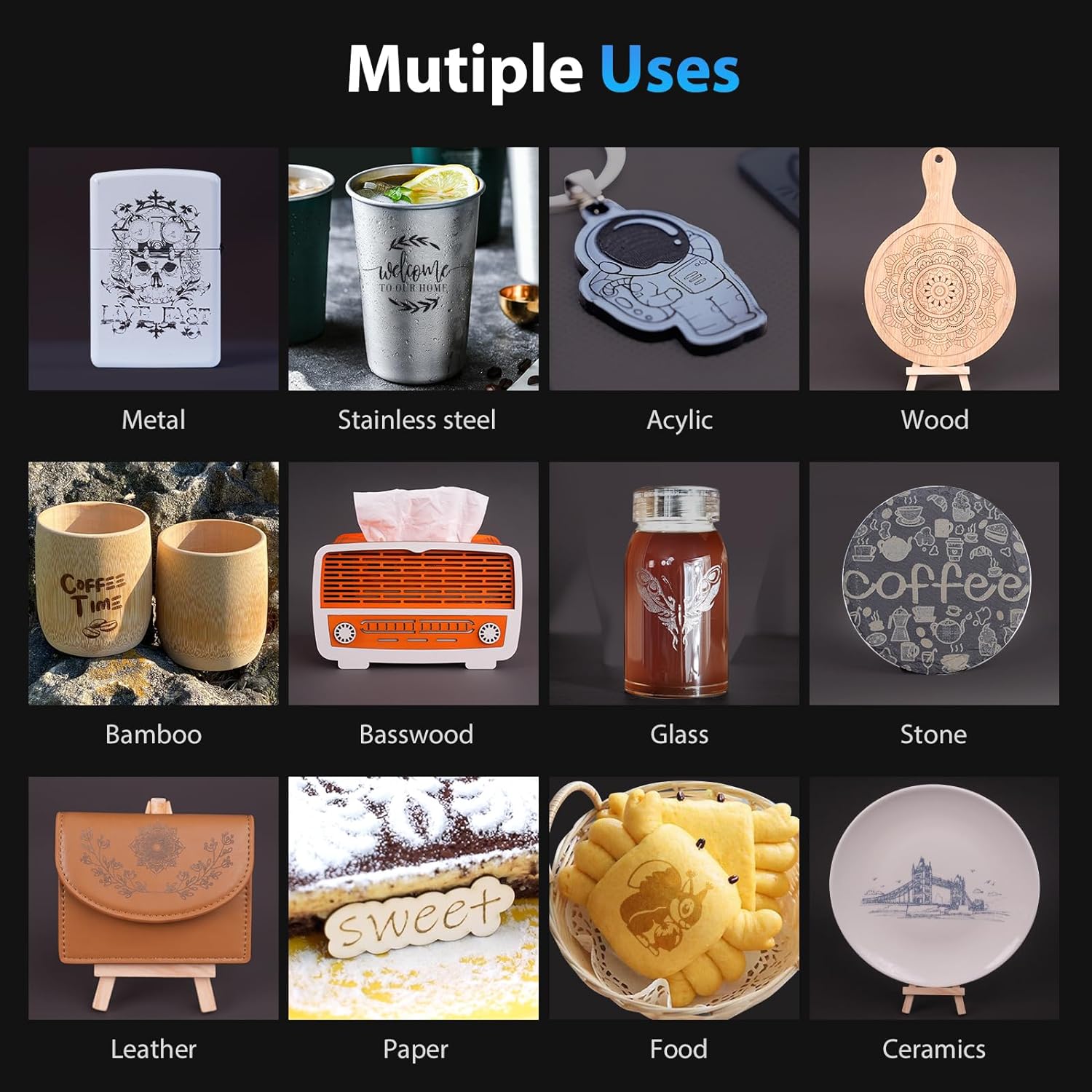 Algo Delta All-in-One Kit with 22W Engraver, Air Assist & Honeycomb for Engraving Cutting Machine, Lightburn Camera, RR2 Rotary, 3.5" Touch Screen Engraver for Dark Acrylic, Wood and Metal