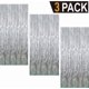 thumbnail image 2 of 3.2 ft x 9.8 ft Metallic Tinsel Foil Fringe Curtains for Party Photo Backdrop Wedding Decor (Silver,3 pcs), 2 of 4