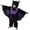 1#Black, variant on Tiijoy Toddler Boys Halloween Pajama Sleeper Cute Fleece Bat Dress Up Hooded Jumpsuit