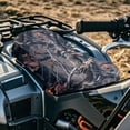 thumbnail image 2 of Binienty Branch Camo Hunting ATV Seat Cover Four Wheeler Seat Cover Water-Resistant Universal for Polaris Sportsman 570 450 850, Polaris Scrambler 400 500 850 1000, Honda Rancher 420, 2 of 7