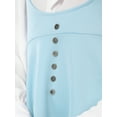 thumbnail image 6 of DARING DIVA Women's Above Knee Hem Suspender Skirt Dress M Sky Blue, 6 of 6