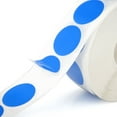 thumbnail image 3 of Muka 600 PCS 2" Blue Thermal Labels Color Thermal Label for Barcode, Shipping Label, Craft Inventory, 3 of 5