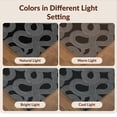 thumbnail image 7 of Design&I 9'x12' Washable Area Rug Round Dual Snake Serpent Facing Inward Snakes Minimalist Print for Dining Room, Basement, Large Office, Snag-Free, 7 of 7