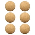 thumbnail image 1 of Toddmomy 6Pcs Table Soccer Replacement Balls Khaki Wear-resistant for Family Game, 1 of 8