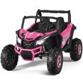 thumbnail image 1 of Costway 12V Electric Kids Ride-On Car 2-Seater SUV Off-Road UTV w/ Remote Pink, 1 of 10