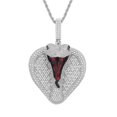 thumbnail image 1 of Collar para hombres, correa de cadena, collar para hombres cadena de vuelta de aire inoxidable, collar, plata, 1 of 4
