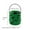 Green, variant on Reusable Halloween Pumpkin Candy Bags - Durable Plastic Trick or Treat Buckets for Kids, Party Favors, Candy Holders with Sturdy Handle for Indoor Outdoor Decorations