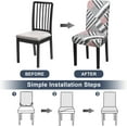thumbnail image 5 of Chair Covers, Dining Room Chair Covers Stretch Dining Chair Covers Set of 4,Chair Covers for Dining Room,Kitchen,Hotel,Ceremony, 5 of 6