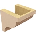 thumbnail image 5 of 5"W x 5"D x 5"H Wide Garner Rough Cedar Woodgrain TimberThane Corbel, Primed Tan, 5 of 6