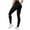 Black, variant on Bibifish Womens Leggings Mesh Panel Leggings High Waist Stretchy Breathable Casual Gym Daily Wear Comfortable Stylish Leggings