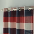 thumbnail image 4 of Quality Home Cotton Blend Check Curtains - Red - 52" x 96" (Set of 2 Panels), 4 of 4
