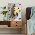 thumbnail image 5 of Qisvanset Framed Canvas Wall Art, 12x16 Inch Space Rocket Astronaut Kids Wall Sticker Art, 5 of 5