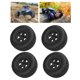 thumbnail image 1 of Neumático De Coche RC, 4 Piezas Neumático RC A Prueba De Desgaste Plástico De Goma Hex De 12 Mm Para Camiones De Recorrido Corto 1/10 RC, 1 of 7