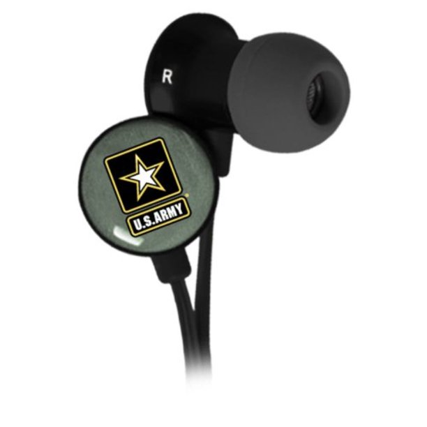 AudioSpice U.S. ARMY Scorch Earbuds with Camo BudBag Black Walmart