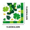 thumbnail image 3 of Lyinloo 10pc Pcs St. Patrick's Day Tableware , Green Lucky Shamrock and Plaid Disposable Plates, Cups, Napkins, forks, Spoons, Knives for St. Paddy's Day, Irish-Party SuppliesClearance Under $1.00, 3 of 4