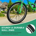 thumbnail image 3 of FICISOG 24-Inch Foldable Adult Tricycle for Women, 7 Speed Adult Folding Trikes with Rear Basket, Carbon Steel 3 Wheel Cruiser Trikes with Double-Wall Wheel Rims for Women Men Seniors, 3 of 8