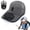Deep Gray, variant on 2026 New Solar Rechargeable Peak Cap, Adults Mesh Baseball, 3-Speed Adjustable Hiking Fishing Baseball Cap