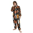 thumbnail image 5 of Vzayyk 4T-14Y Size Aviliable Cozy One-Piece Footless Sleeper Pajama Pumpkin Faces, 5 of 8