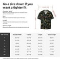 thumbnail image 7 of Wukai Wasp and Florals Men's Casual Short-Sleeve Button Down Shirt - Lightweight Summer Dress Shirt for Daily Wear-X-Large, 7 of 7