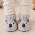 thumbnail image 2 of OOOUM Baby Booties Newborn Bear First Walkers Cozy Knit Soft Sole Infant Shoes,CN:One Size, 2 of 6