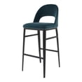 thumbnail image 2 of MOE'S Home ROGER BARSTOOL TEAL VELVET, 2 of 5