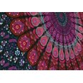 thumbnail image 2 of Tapiz RAJRANG Mandala de Algodón 229x274 cm Morado Rosa, 2 of 6