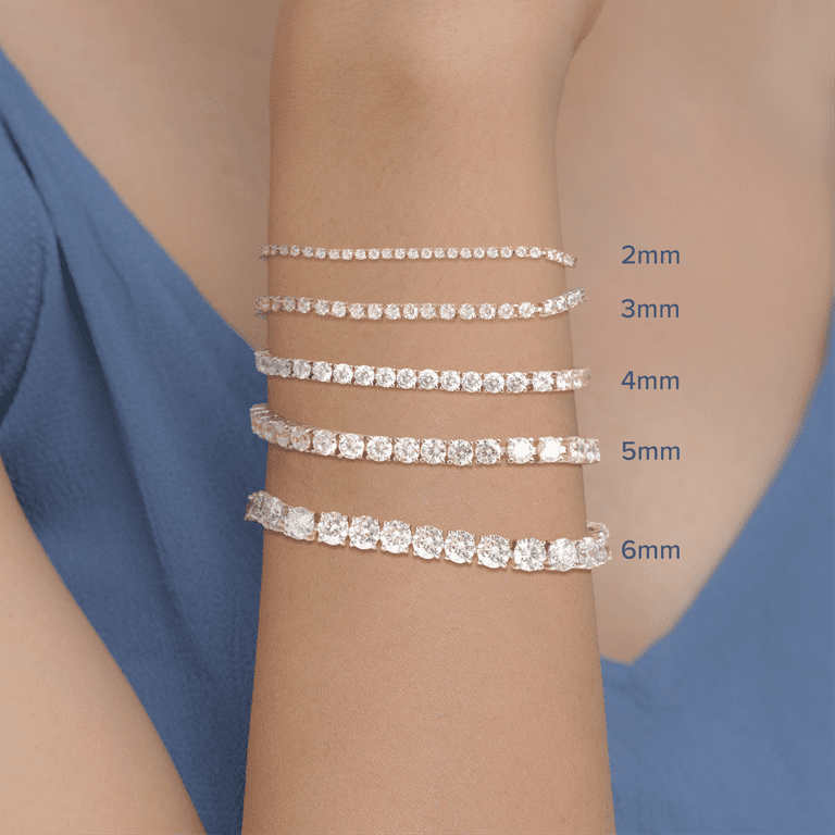 TENNIS BRACELET 4 MM SILVER TENNIS BRACELET 4 MM SILVER