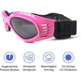 thumbnail image 2 of Gafas de sol para perros Gafas de sol ajustables Correa Protección UV Impermeable para perros pequeños y medianos Rosa, 2 of 5