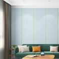 thumbnail image 4 of Zhuge 1 Roll 19.7"×39.4" 3D Texture Foam Cotton Peel and Stick Wallpaper, Waterproof Removable Tenant-Friendly Wall Decor for Living Room & Bedroom, Light Blue, 4 of 4