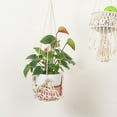 thumbnail image 5 of HULKLIFE Bohemia Macrame Plant Hanger Woven Cotton Rope Tassel Hanging Basket Wall Mounted Flower Pot Accessories Indoor Garden Supplies, 5 of 5