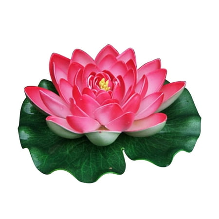 7 Inch Artificial Lotus Flowers Water Ponds Foam Lotus Fake Lily Pad Pool  Home Pond Fish Tank Decoration Plants | Walmart Canada