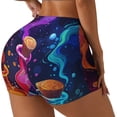 thumbnail image 2 of Kdxio Colorful Potion Bottles Magic Print Workout Shorts for Women Seamless Soft Smooth Gym Yoga Scrunch Active Shorts, 2 of 5