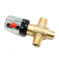 thumbnail image 2 of Thermostatic Mixing Valve Kitchen Thermostat Bathtub Faucet Temperature Control Safety Adjustable Temperature Replacement Improvement Mixer Adapter, 2 of 9