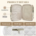 thumbnail image 6 of Xixirimido Quilted Bible Cover Case for Women Men Large Carrying Bag Book Tote Bags with Handle Bible Study Supplies Christian Gifts, Hunting Deer Forest Camouflage, 6 of 7