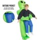 thumbnail image 3 of Disfraz de alienígena inflable verde, disfraces inflables para niños, disfraces de Halloween para niños, niños y niñas, 3 of 5