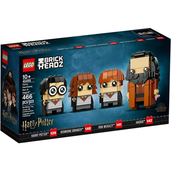 LEGO BrickHeadz Wizarding World Harry, Hermione, Ron & Hagrid 40495
