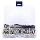 thumbnail image 3 of 70 Sets Silver Mixed Shape Spikes and Studs Cone Croc Spikes Leather Kit for Clothing Shoes Belts D, 3 of 5