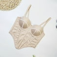 thumbnail image 4 of Fjofpr Clearance Clothes Corset Tops for Women Fashion Night Out Women Irregular Fishbone Corset Inside With Outside Wearing Suspenders Female Corset Waist, 4 of 6