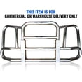 thumbnail image 2 of Compatible with Freightliner Cascadia 2008-2017 Grille Deer Moose Brush Bumper Guard - Chrome (Kozak Aftermarket), 2 of 11
