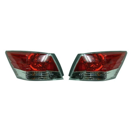 - NEW PAIR OF TAIL LIGHTS FITS HONDA ACCORD SEDAN 2008 2009 HO2801172 33500-TA0-A01 HO2800172 33550-TA0-A01 33550TA0A01