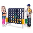 thumbnail image 2 of Gymax Jumbo 4-to-Score Game Set 4 in A Row Kids Adults w/ 42 Jumbo Rings, 2 of 10