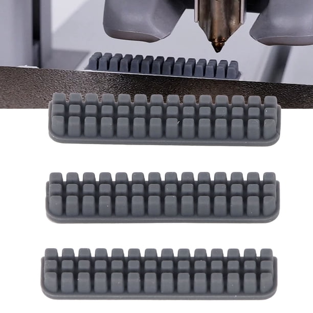Cepillo De Boquilla De Silicona, Cepillo De Limpieza De Filamentos Resistente Al Desgaste Diseño Innovador Alta Eficiencia 3 Piezas Suave Y Reutilizable Para Impresora 3D Bambu